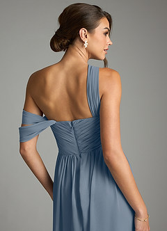 Azazie Kassandra Bridesmaid Dresses Twilight A-Line Off the Shoulder Chiffon Dress image7