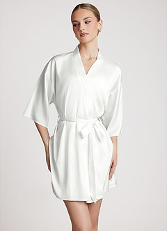 front Classic Satin Robe