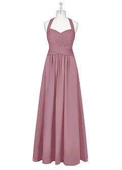Azazie Claudia Bridesmaid Dresses Vintage Mauve A-Line Sweetheart Neckline Chiffon Dress image7