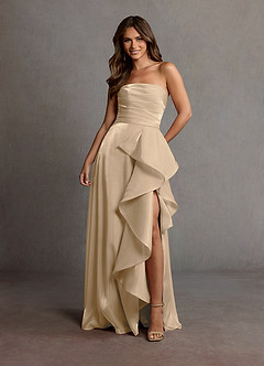 Vestido Champán Largo Manon image3