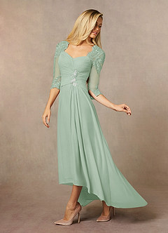 Azazie Anne Mother of the Bride Dresses Agave Sheath Sweetheart Sequins Lace Dress image7