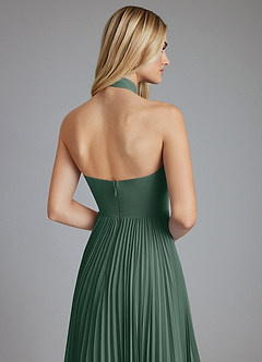 Azazie Keita Final Sale Black A-Line Pleated Chiffon Dress image3