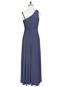 Azazie Brooke Junior Stormy A-Line Pleated Mesh Dress image6