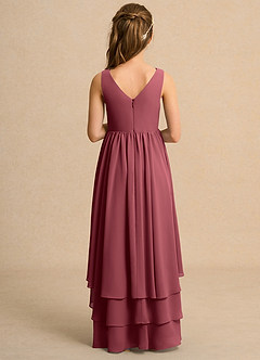 Azazie Kitten Girls Formal Flower Girl Klänningar Klä A-Line i Chiffong image2