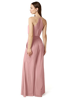 Azazie Kenzi Brudtärnklänningar Jumpsuit av i Chiffong Plisserad image4