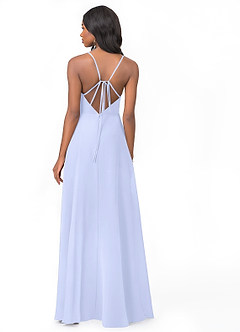 Azazie Everleigh Bridesmaid Dresses Lavender A-Line Sweetheart Pleated Chiffon Dress image2
