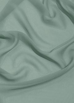 Azazie Eren Brautjungfernkleider Etui One-Shoulder Chiffon Kleid Silberner Salbei image15