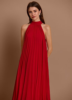 Bia Cherry Red Midi Dress image3