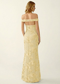 Lowlala Zitronensorbet Spitzenballkleid image2