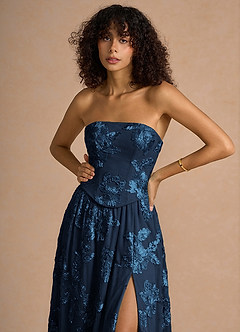 Isaura Navy Maxi Dress image5
