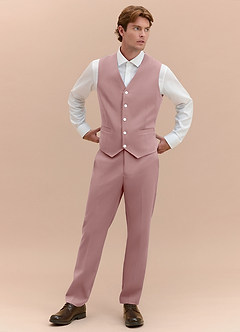 James Rosa Polvorienta Chaleco de traje