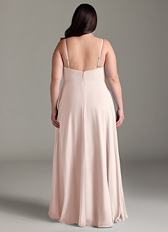 Azazie Akita Bridesmaid Dresses Rose Petal A-Line Chiffon Dress image6