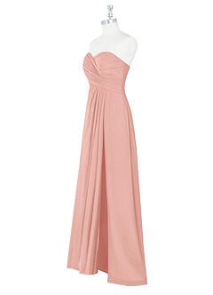 Azazie Arabella Allure Vestidos de damas de honor Vestido de Rosetón de Gasa de Corte en A Convertible con Escote de Corazón image11