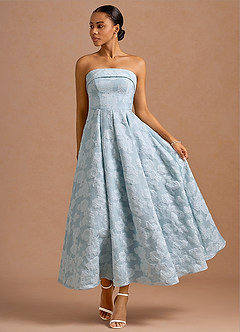 Clementine Pale Blue Maxi Dress image2