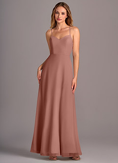 Azazie Mei Bridesmaid Dresses Cedar Rose A-Line Chiffon Dress image1