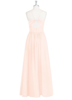 Azazie Cora Bridesmaid Dresses Pearl Pink A-Line Pleated Chiffon Dress image48
