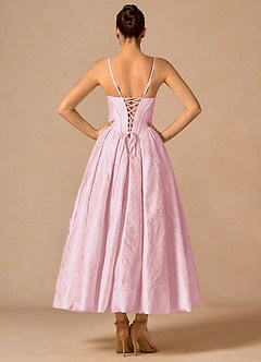 Maxi jurk Palisse Roze image3