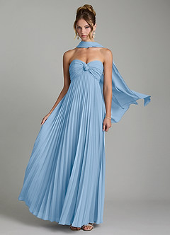 Azazie Tempest At-home Try On Dresses Agave Empire Corset Chiffon Convertible Dress image1