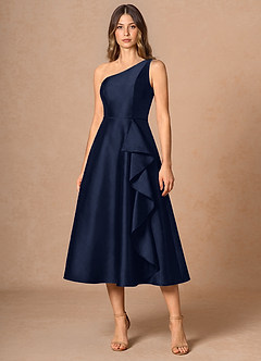 Adrianna Midi Klänning Marin image6