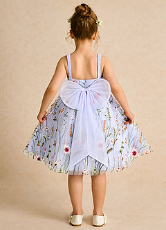 Azazie Peppa Flower Girl Klänningar Klänning A-Line i Tyll Sweetheart halsringning image2