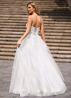 Beadwork Wit Prinses Tule Galajurk image2