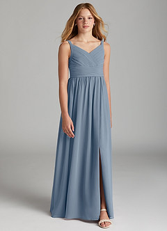 Azazie Chanel Junior Twilight A-Line Sweetheart Neckline Chiffon Dress image1