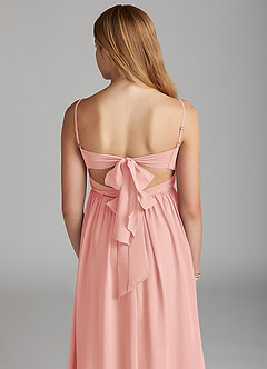 Azazie Zeya Junior Rosette A-Line Chiffon Dress image2