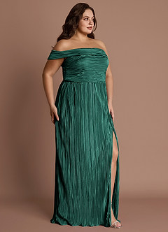 Vestido Verde Esmeralda Largo Isolde image11