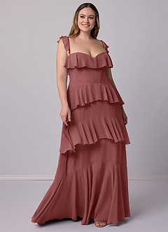 Barbie ♥ Azazie Bridesmaid Dresses Amethyst A-Line Sweetheart Neckline Chiffon Dress image6