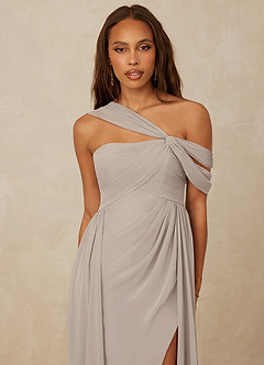 Christian Siriano Bridal for Azazie 1014 Bridesmaid Dresses Frost A-Line Off the Shoulder Chiffon Dress image6