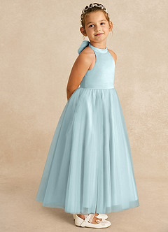 Azazie Bev Flower Girl Klänningar Klänning A-Line i Tyll Konvertibel image8