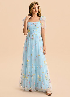 front Azazie Allie Junior Formal Dress