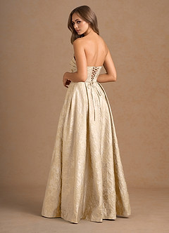 Maelis Vintage Champagne Maxi Gown image3