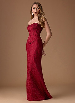 Rianna Bordeaux Two Piece Dress image3