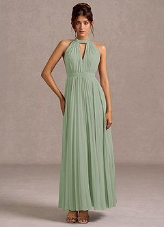 Ottilie Light Green Maxi Dress image1