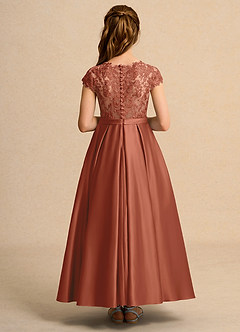 Azazie Bunny Junior Formal Flower Girl Klänningar Klä Balklänning i Spets image2