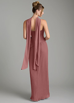 Azazie Tierney Bridesmaid Dresses Desert Rose A-Line Strapless Chiffon Convertible Dress image10