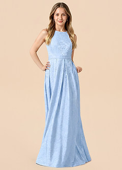 front Azazie Poppy Junior Formal Dress