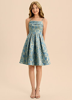 front Azazie Bonnie Junior Formal Dress