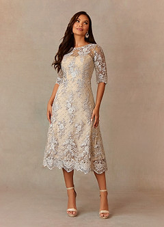 Upstudio Marion Final Sale A-Line Lace Midi Length Dress image3
