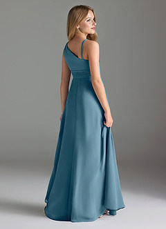 Azazie Dallas Junior Bermuda A-Line Pleated Chiffon Dress image5