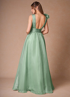 Vesper Salvia Balklänning med volanger image4