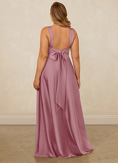 Christian Siriano Bridal for Azazie 1001 Bridesmaid Dresses Vintage Mauve A-Line Sweetheart Neckline Stretch Satin Dress image12