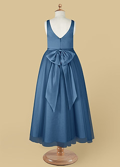 Azazie Marybell Flower Girl Dresses Twilight A-Line Bow Tulle Dress image10