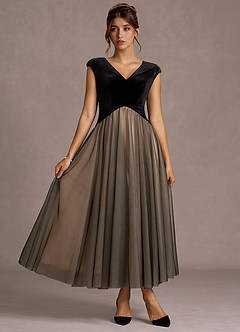 Maxi jurk Mirelda Zwart image4