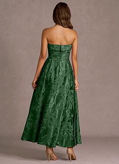 Vestido Verde Cazador Largo Kahlia image2