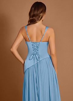 Robe Longue Bleu Brumeux Stephanie image6