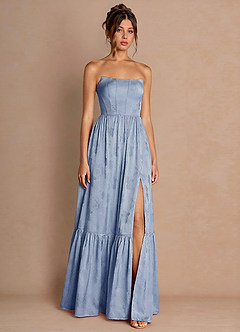 Floria Powder Blue Maxi Dress image5