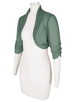 front Azazie Hannah Chiffon Wrap
