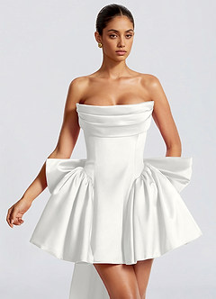 Hebe White Mini Dress image5
